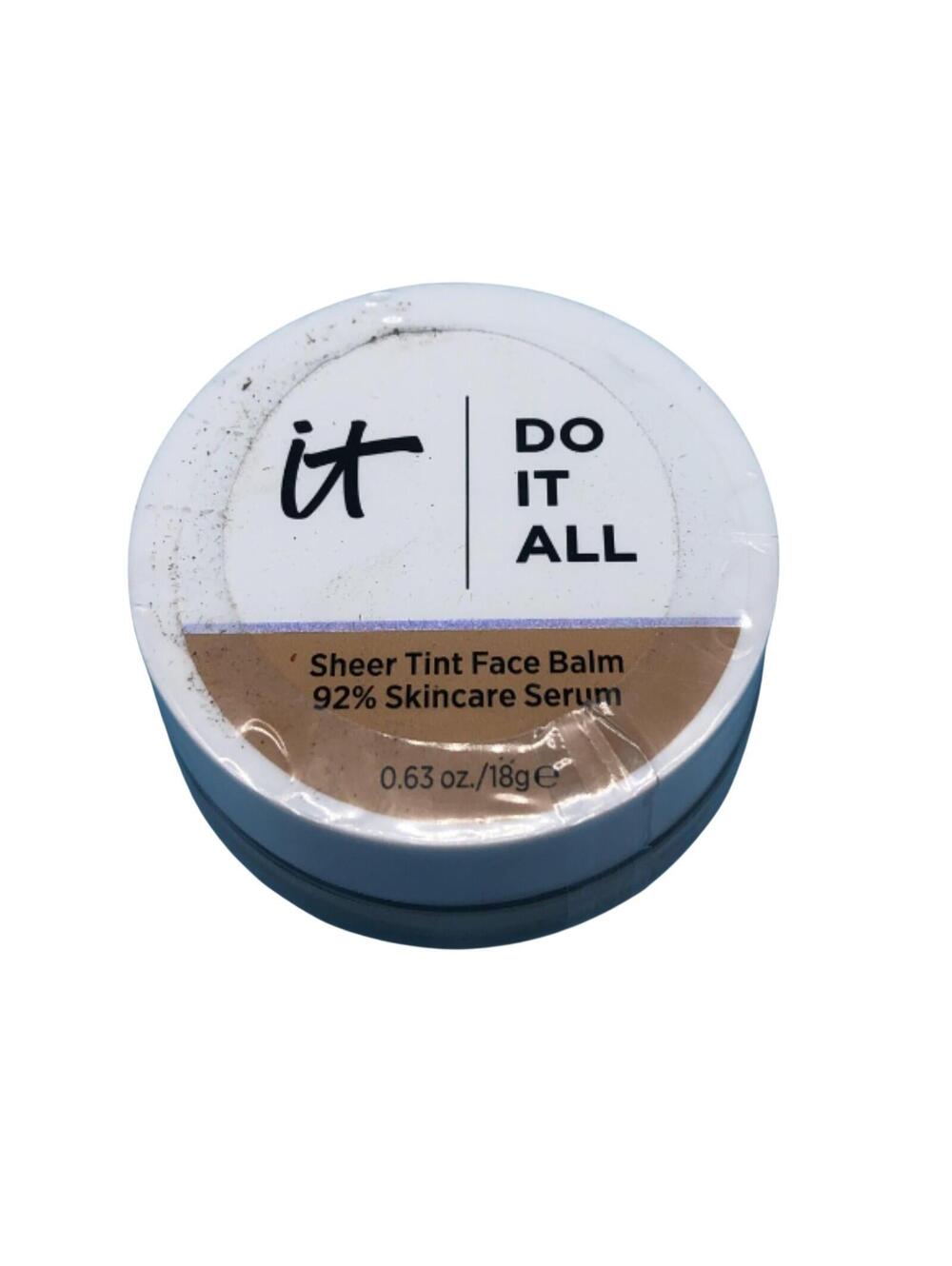IT Cosmetics Do It All Sheer Tint Face Balm Medium 0.63oz New Tinted Makeup